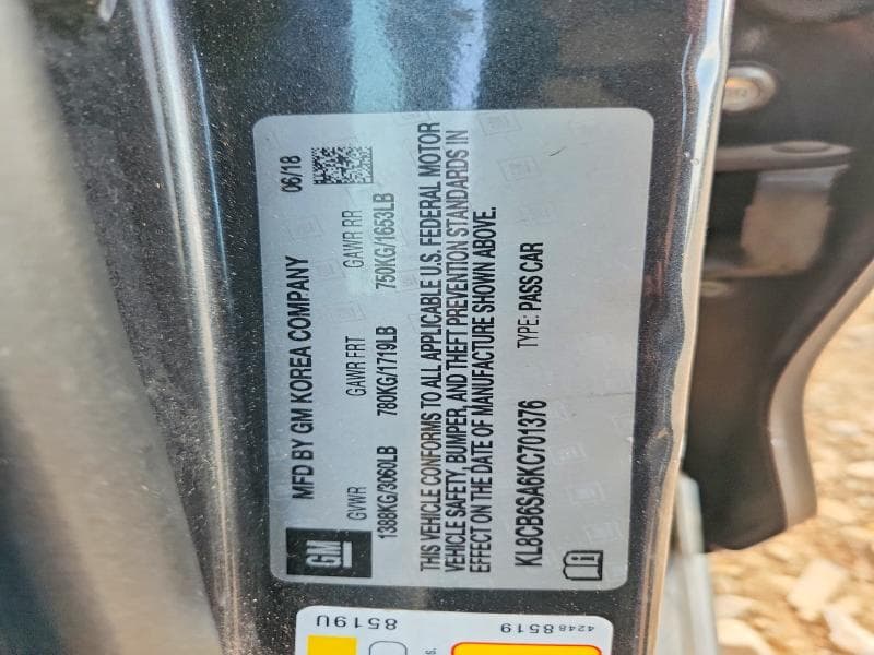 2019 CHEVROLET SPARK LS LS 13