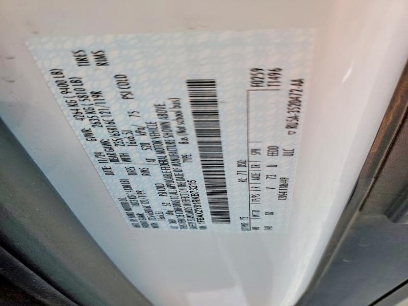 2024 FORD TRANSIT T-350 13