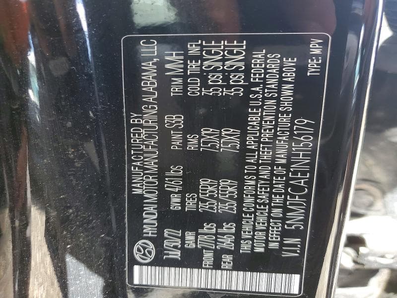 2022 HYUNDAI TUCSON SEL SEL 12