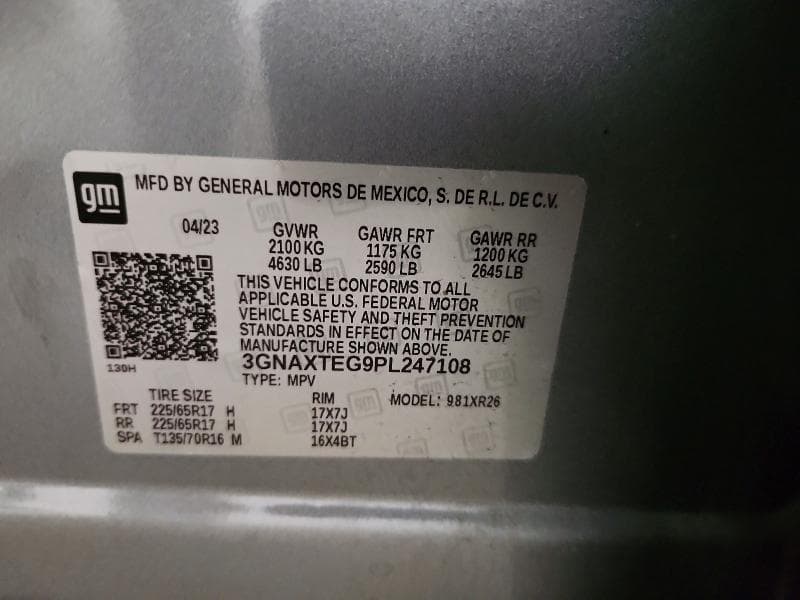 2023 CHEVROLET EQUINOX LT LT 14