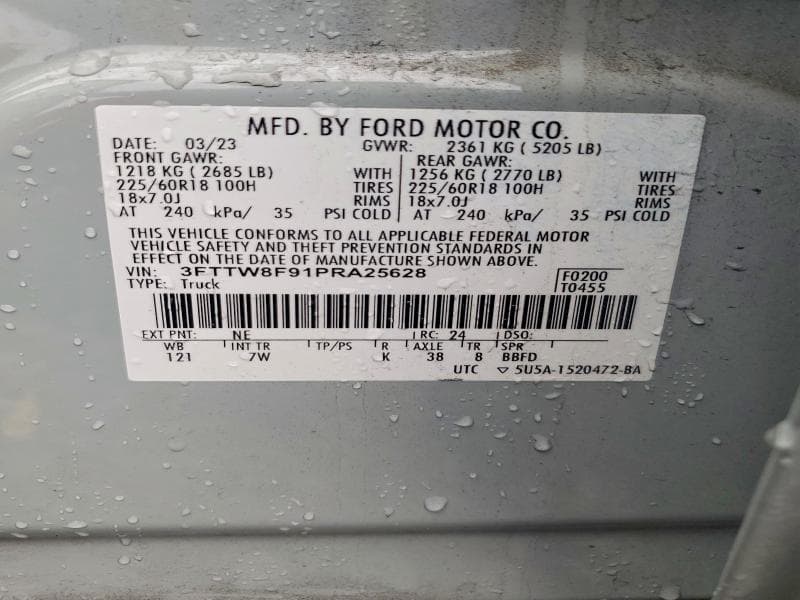 2023 FORD MAVERICK XL 12