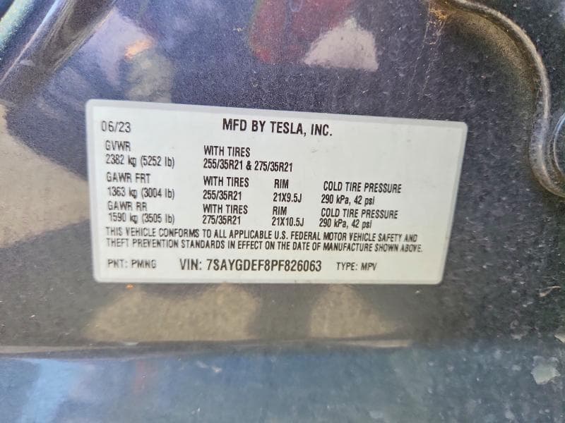 2023 TESLA MODEL Y 12