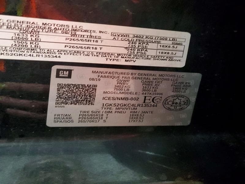 2020 GMC YUKON XL K1500 SLT K1500 SLT 13