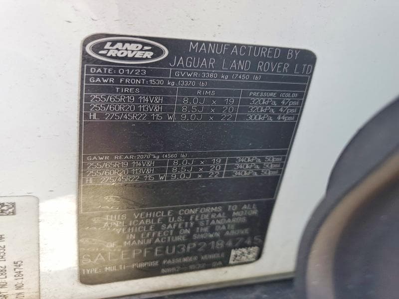 2023 LAND ROVER DEFENDER 130 SE 13