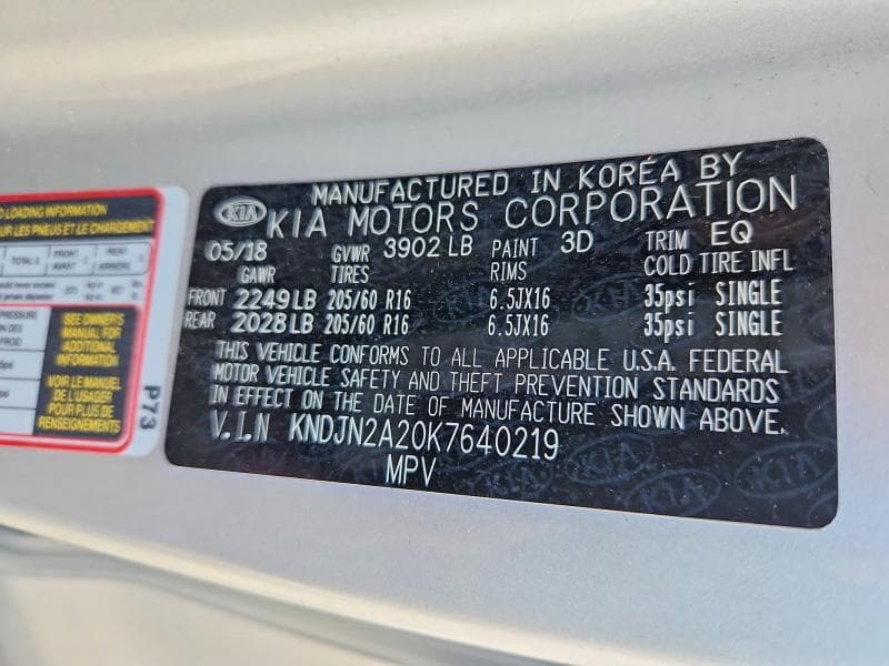 2019 KIA SOUL BASE BASE 13