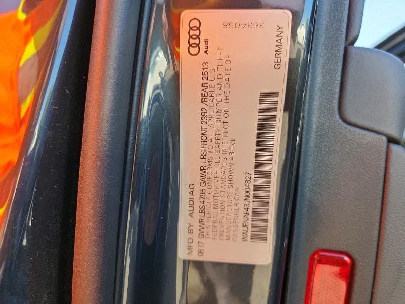 2018 AUDI A4 PREMIUM PLUS 14