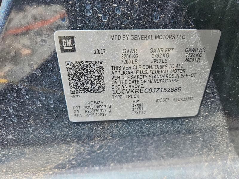 2018 CHEVROLET SILVERADO K1500 LT 12