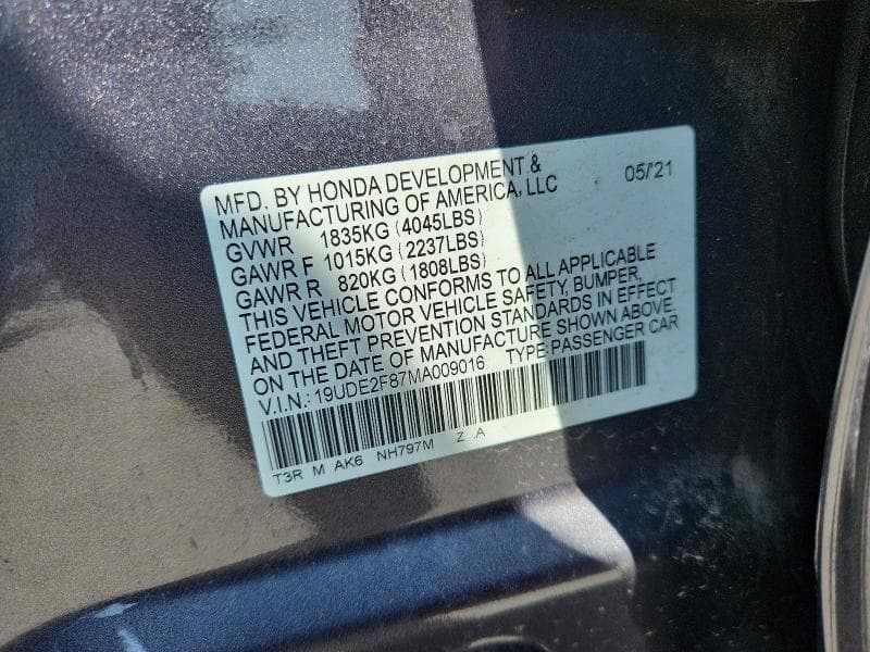2021 ACURA ILX PREMIUM A-SPEC 12