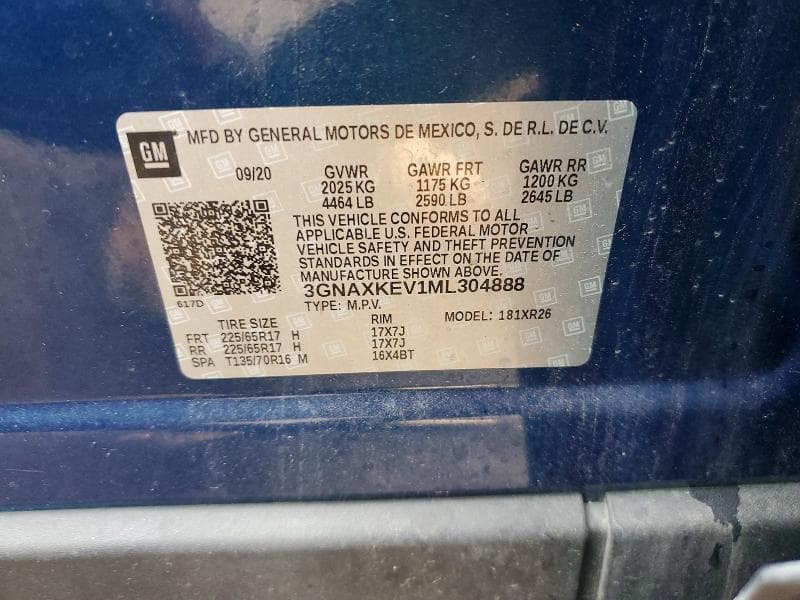 2021 CHEVROLET EQUINOX LT LT 13