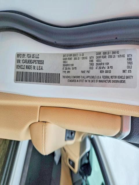 2023 JEEP GRAND CHEROKEE L LIMITED L LIMITED 13