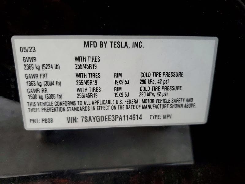 2023 TESLA MODEL Y 13