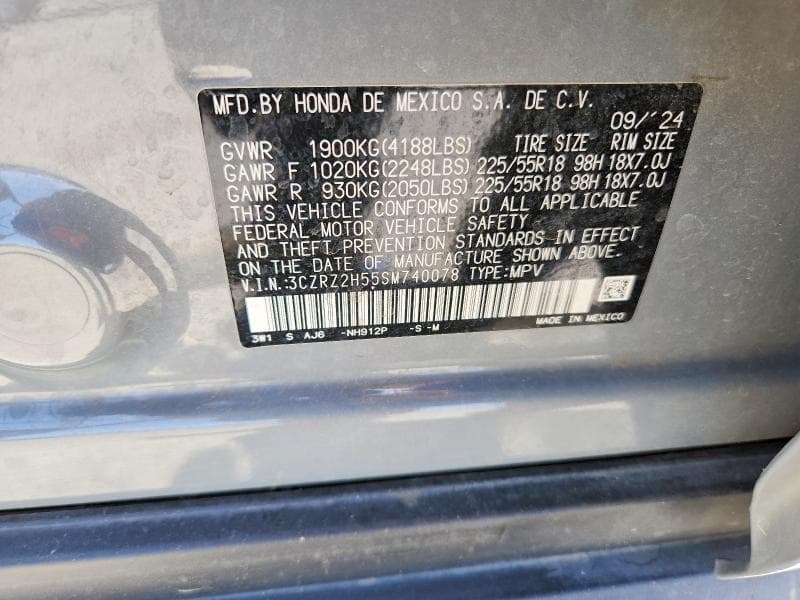 2025 HONDA HR-V SPORT 13