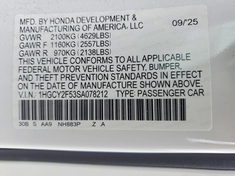 2025 HONDA ACCORD HYBRID SPORT 12