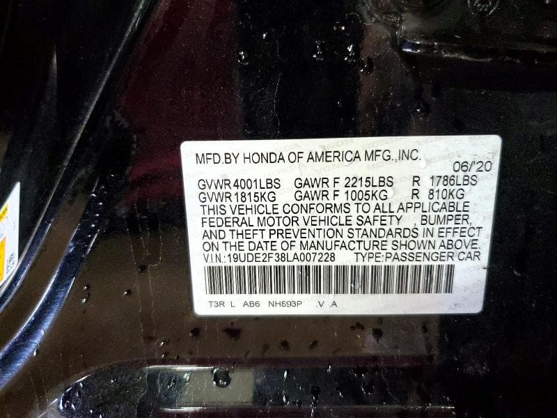 2020 ACURA ILX 12