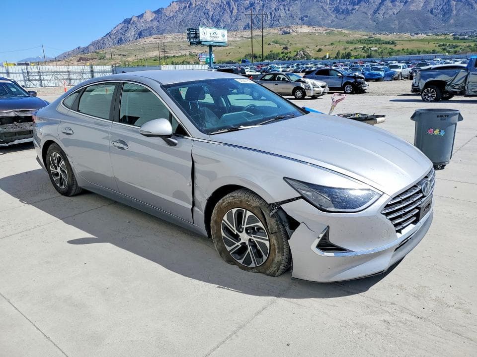 2023 HYUNDAI SONATA HYBRID BLUE BLUE 4