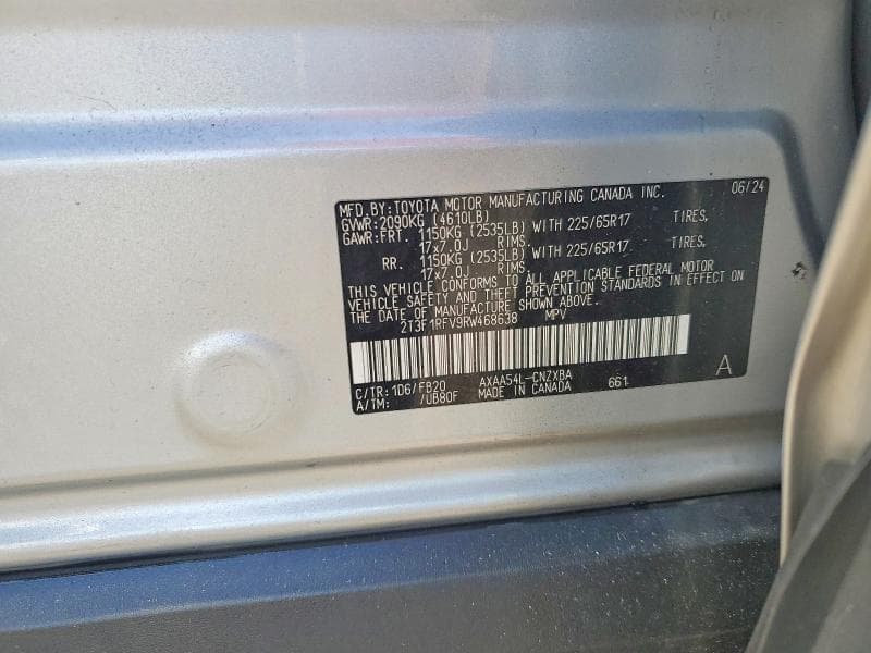 2024 TOYOTA RAV4 LE LE 13