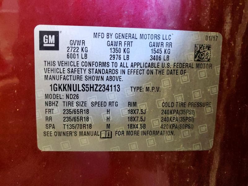 2017 GMC ACADIA SLT-1 SLT-1 14