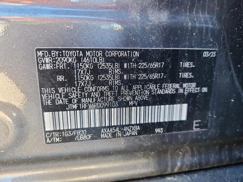 2023 TOYOTA RAV4 LE LE 13