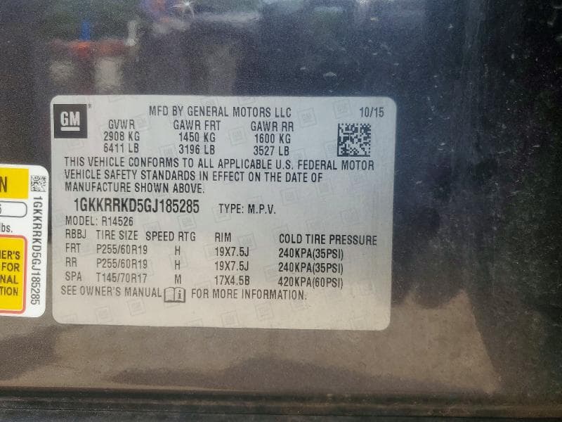 2016 GMC ACADIA SLT-1 13