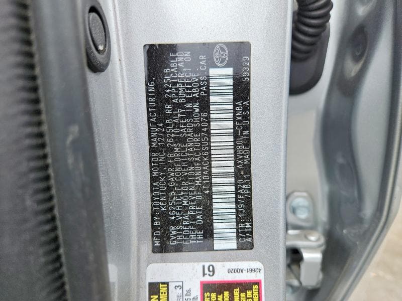 2025 TOYOTA CAMRY LE LE 12