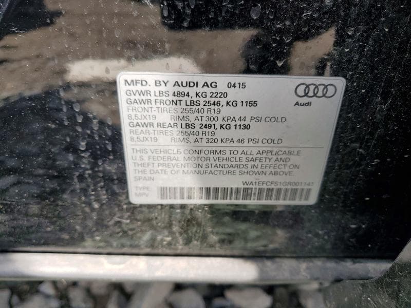 2016 AUDI Q3 PREMIUM PLUS PREMIUM PLUS 13