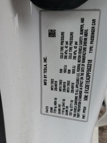 2023 TESLA MODEL 3 13