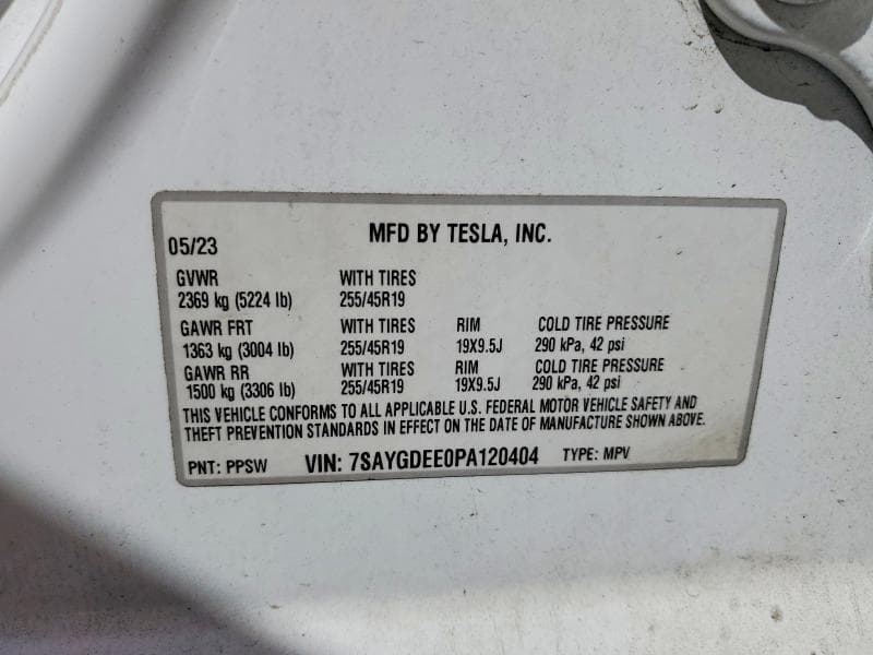 2023 TESLA MODEL Y 12