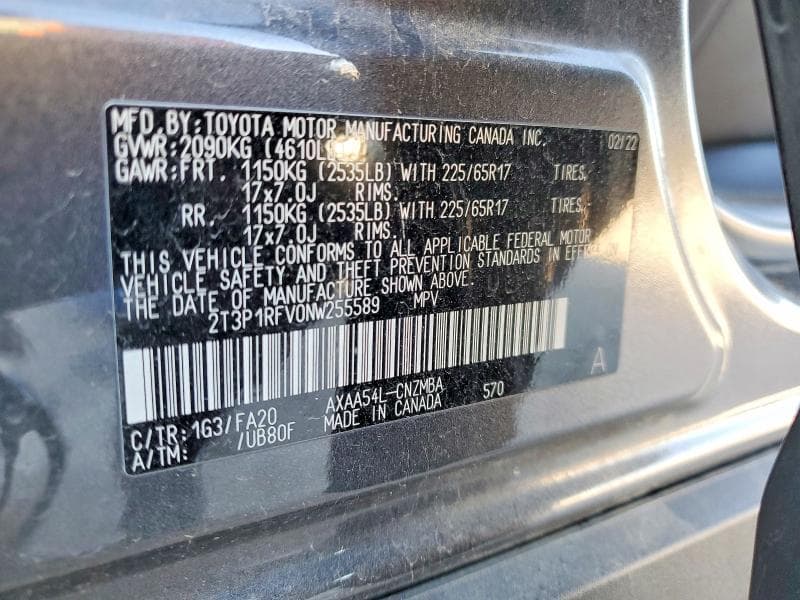 2022 TOYOTA RAV4 XLE 13