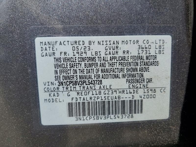 2023 NISSAN KICKS S 13