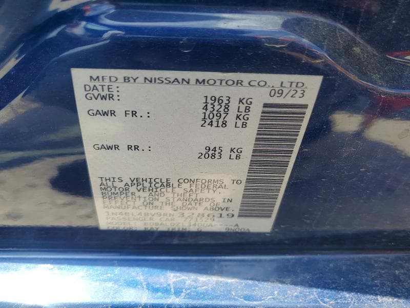 2024 NISSAN ALTIMA 2.5 S 12