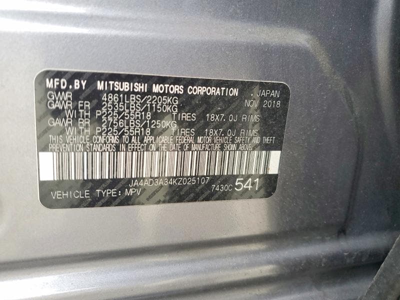2019 MITSUBISHI OUTLANDER SE SE 13
