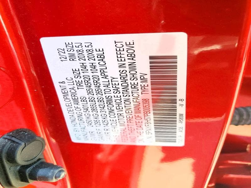 2023 HONDA PASSPORT EXL 13