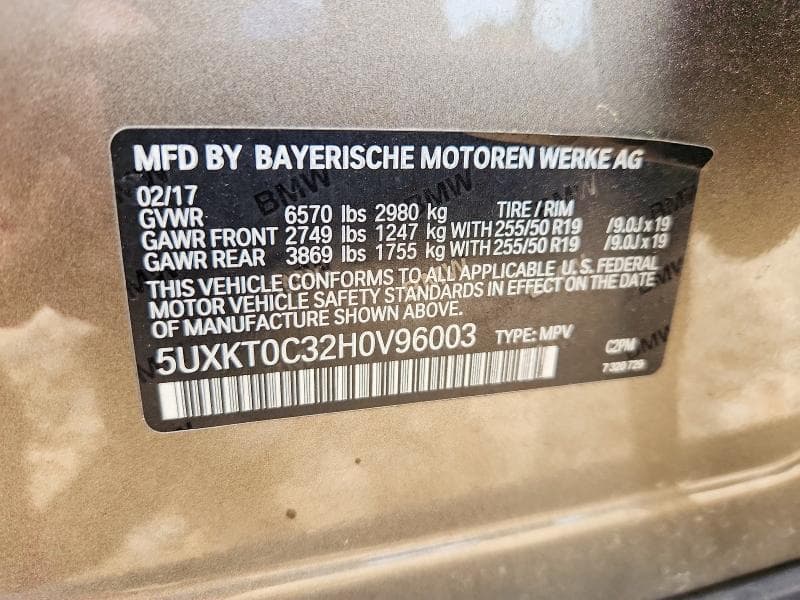 2017 BMW X5 XDR40E 13