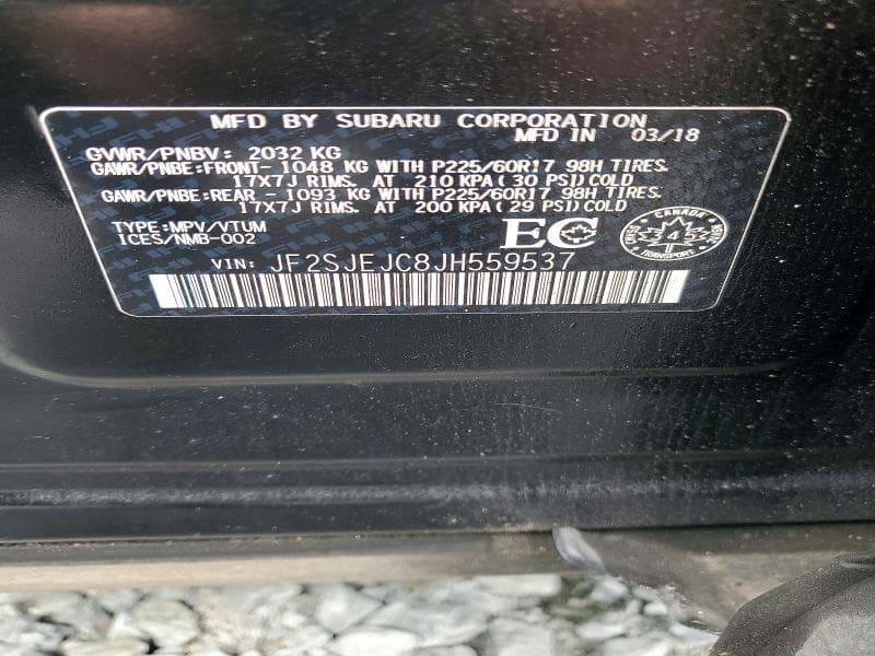 2018 SUBARU FORESTER 2.5I LIMITED 2.5I LIMITED 13