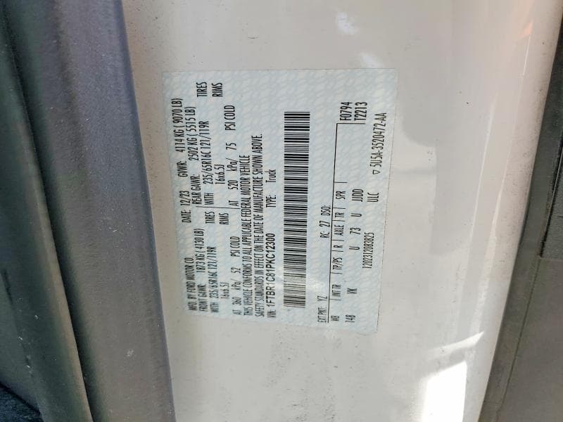 2023 FORD TRANSIT 250 DELIVERY VAN T-250 13