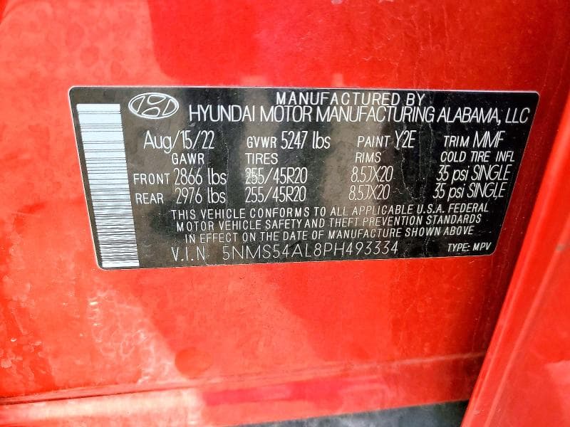 2023 HYUNDAI SANTA FE CALLIGRAPHY CALLIGRAPHY 14