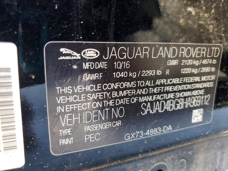 2017 JAGUAR XE PREMIUM 12