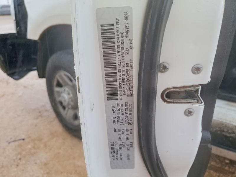 2019 RAM 2500 TRADESMAN 12