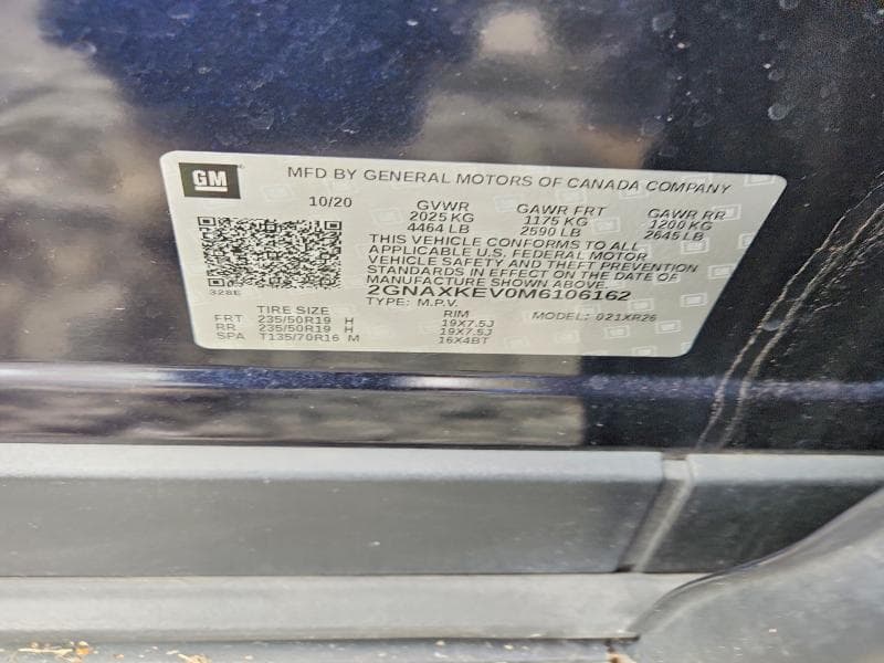 2021 CHEVROLET EQUINOX LT 13