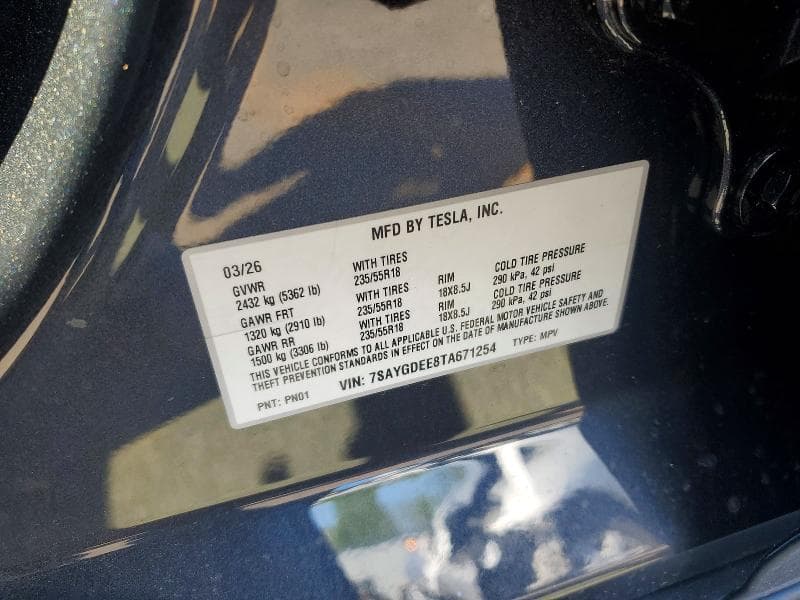 2026 TESLA MODEL Y 13