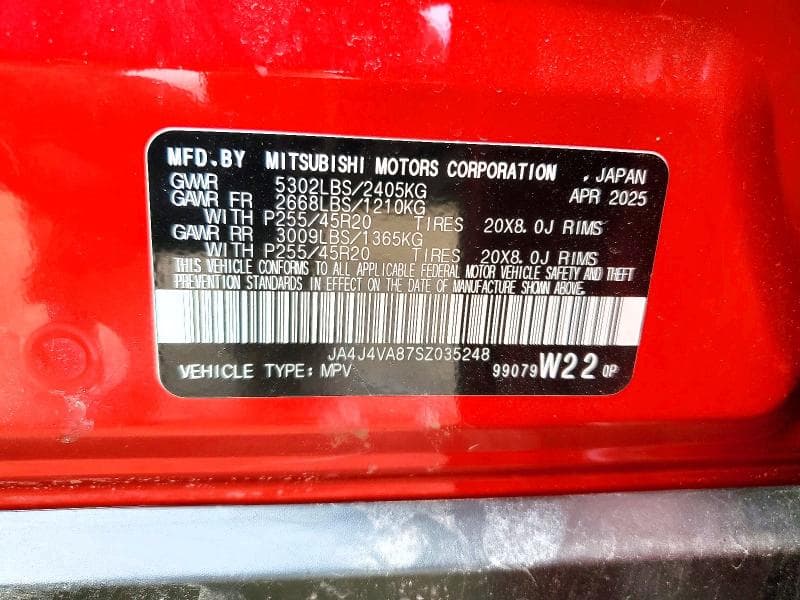 2025 MITSUBISHI OUTLANDER SE SE 12