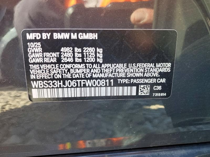 2026 BMW M3 COMPETITION 12