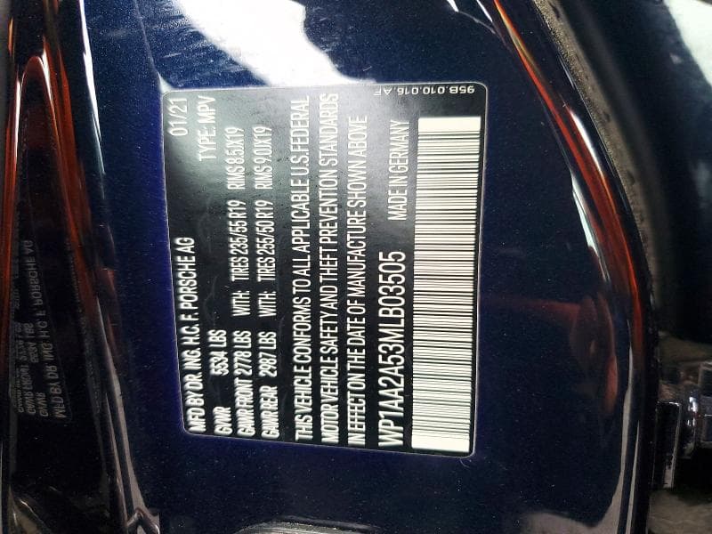 2021 PORSCHE MACAN 13