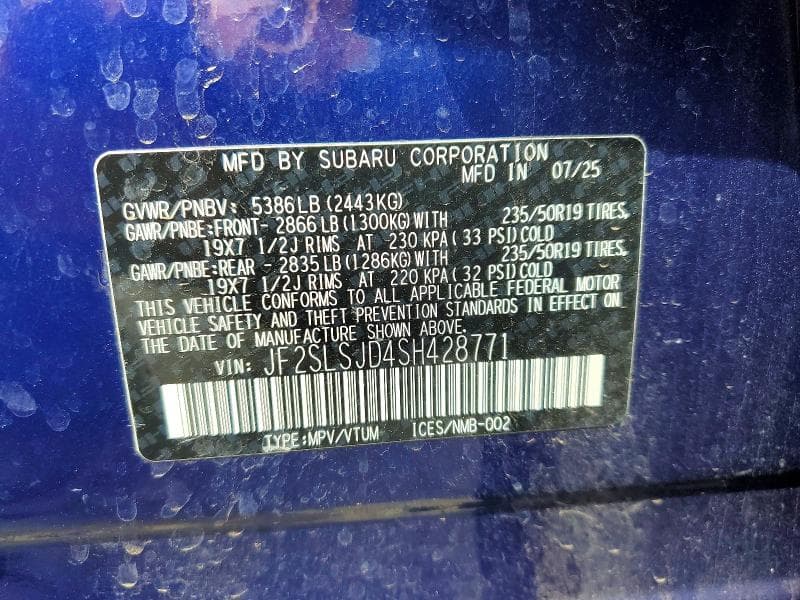 2025 SUBARU FORESTER SPORT 13
