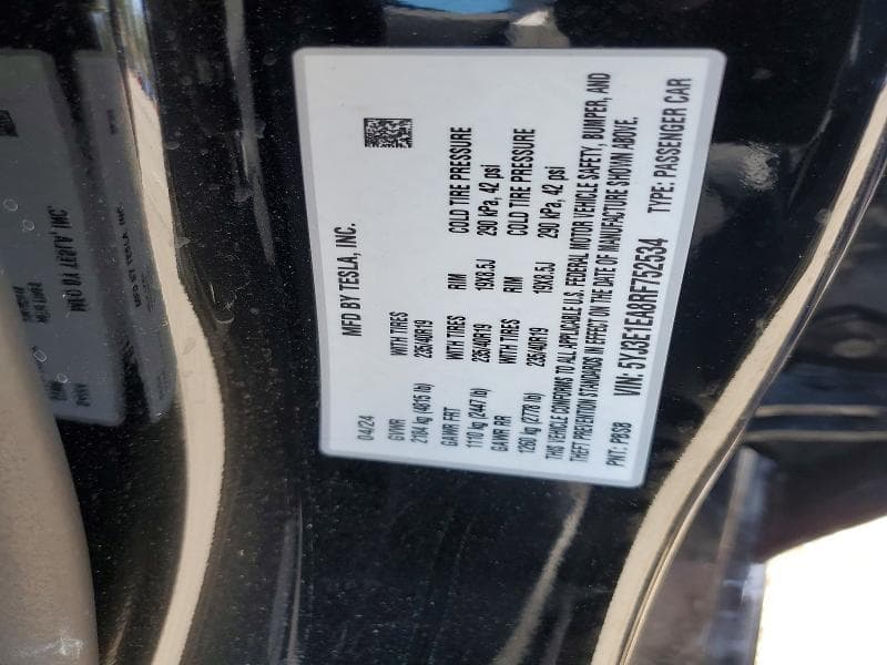 2024 TESLA MODEL 3 12