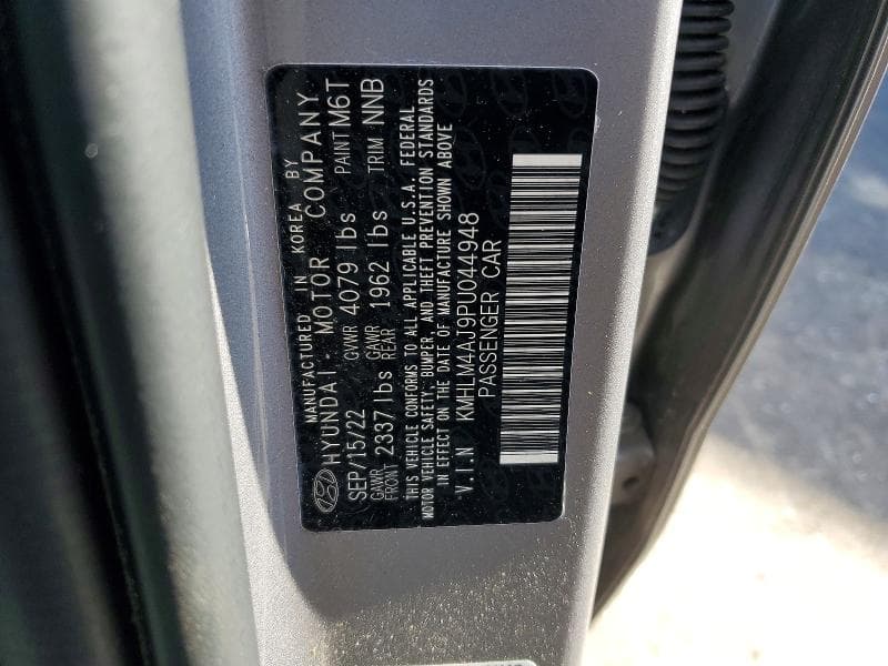 2023 HYUNDAI ELANTRA BLUE 14