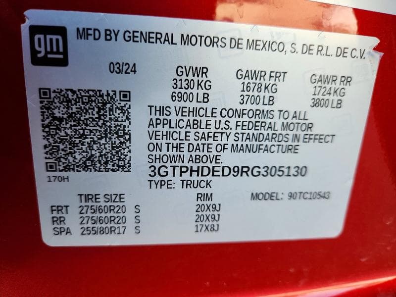 2024 GMC SIERRA C1500 SLT C1500 SLT 13