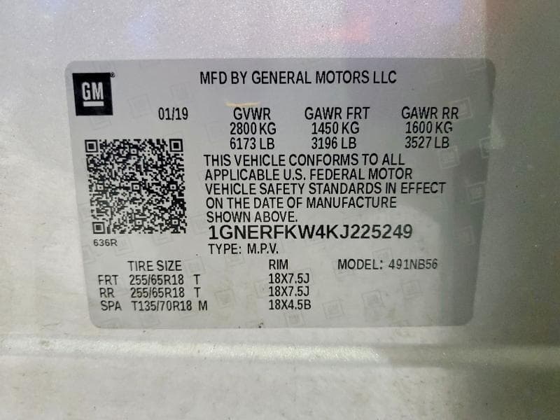 2019 CHEVROLET TRAVERSE LS 13