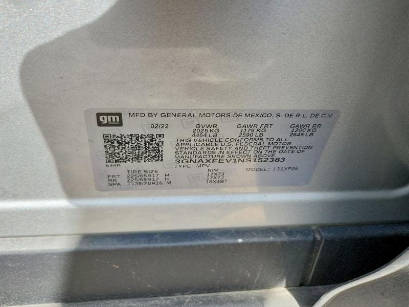 2022 CHEVROLET EQUINOX LS LS 14