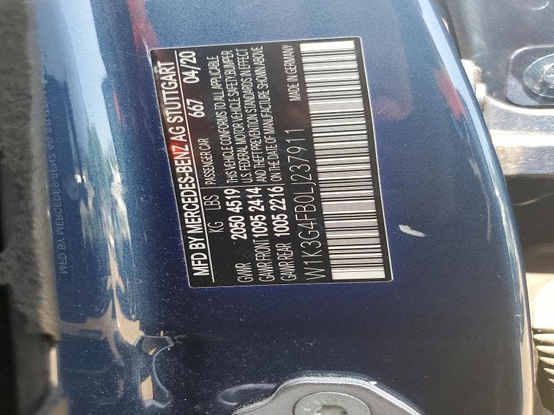 2020 MERCEDES-BENZ A 220 4MATIC 220 4MATIC 12